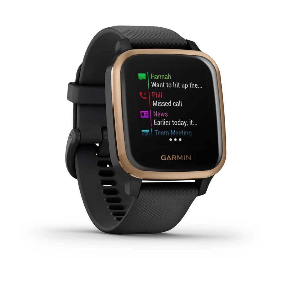 Đồng Hồ Garmin Venu Sq–Music Edition Đen Vàng